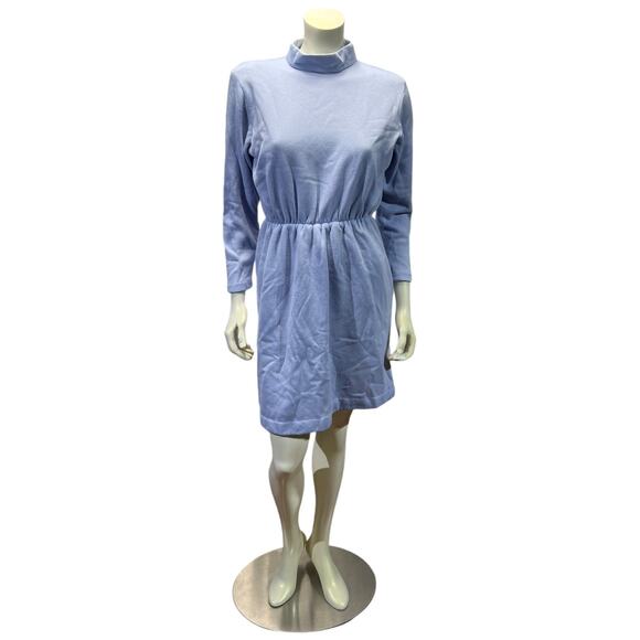 Vintage 1980s Alexia Turtleneck Dress - Lavender - Secretary Style - Size 10P - Picture 8 of 8